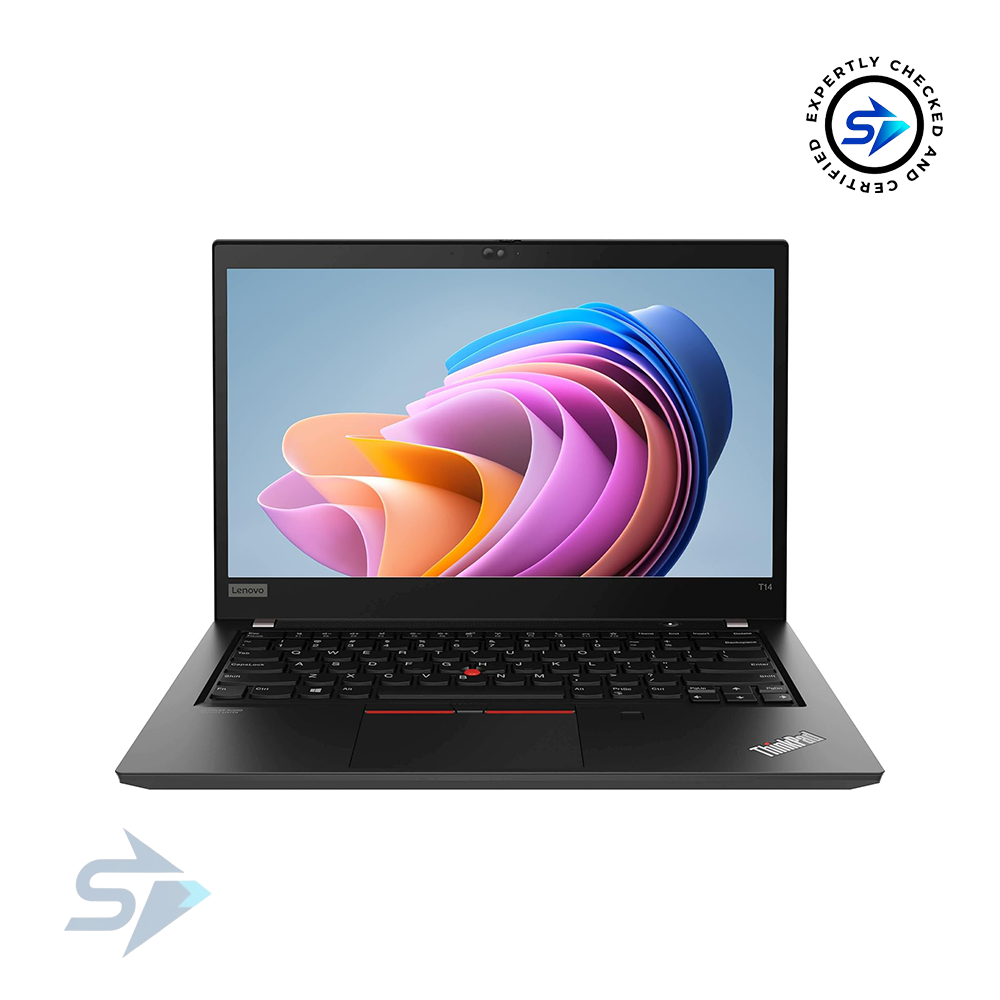 Untitled-2 Lenovo Thinkpad T14 (Gen 1) 14" Laptop, Core i5-10310U, 16GB RAM, 512GB SSD, Windows 11 Pro Black - Image 1