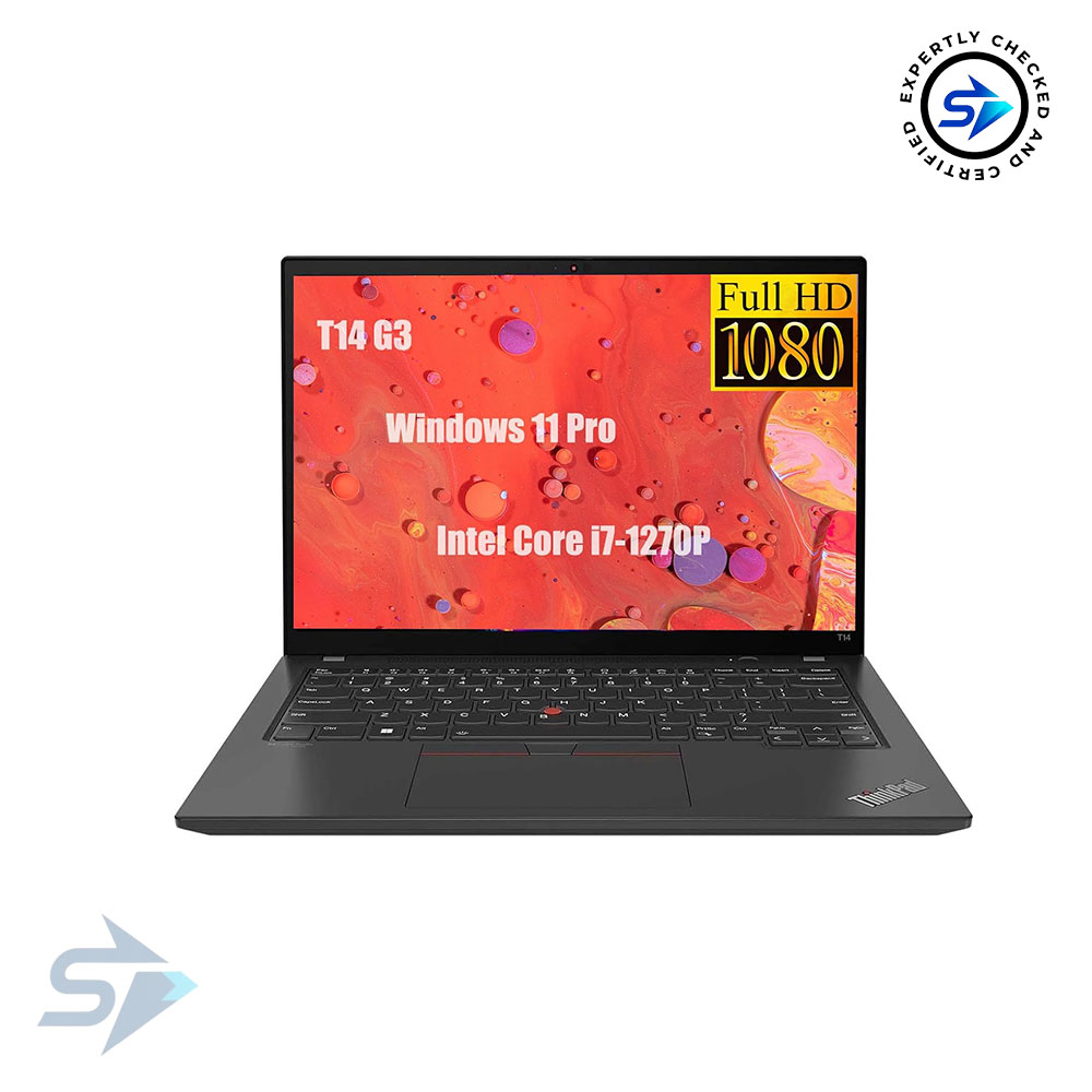 t14 g3 Lenovo ThinkPad T14 Gen 4 Laptop - Intel Core i7-1345U / 16GB RAM / 512 GB SSD / W11P / Black - Image 1