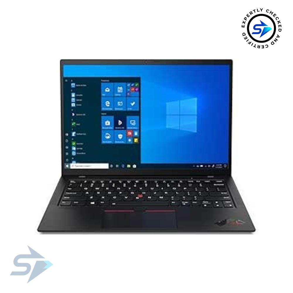 5440-Recovered (11) Lenovo ThinkPad X1 Carbon Gen 9 Laptop | 14" 1920x1200 FHD+ | Core i7-1180G7-512GB SSD Hard Drive - 16GB RAM | 4 cores @ 4.6 GHz Win 11 Pro Black - Image 1